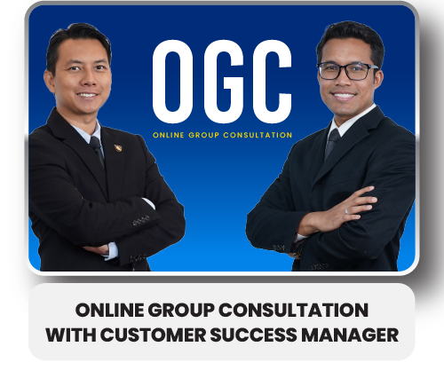 Online group consultation bersama CSM untuk tambah baik progress bisnes