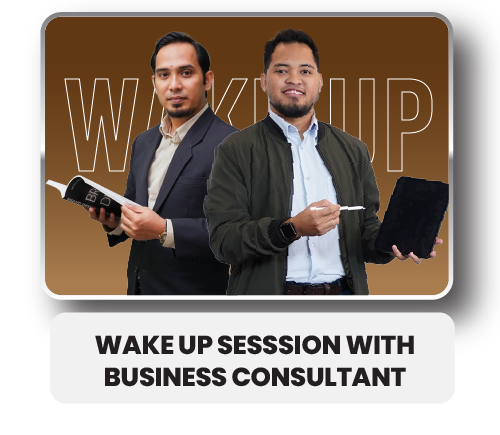 Sesi motivasi bersama bisnes consultant